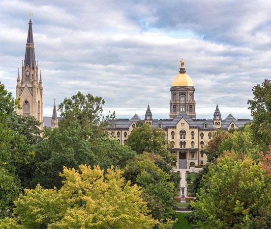 University of Notre Dame Golden Dome